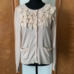 Ann Taylor Bow Cardigan